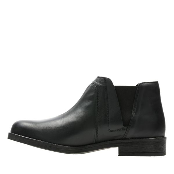 Clarks Womens Demi Beat Ankle Boots Black | UK-4761298